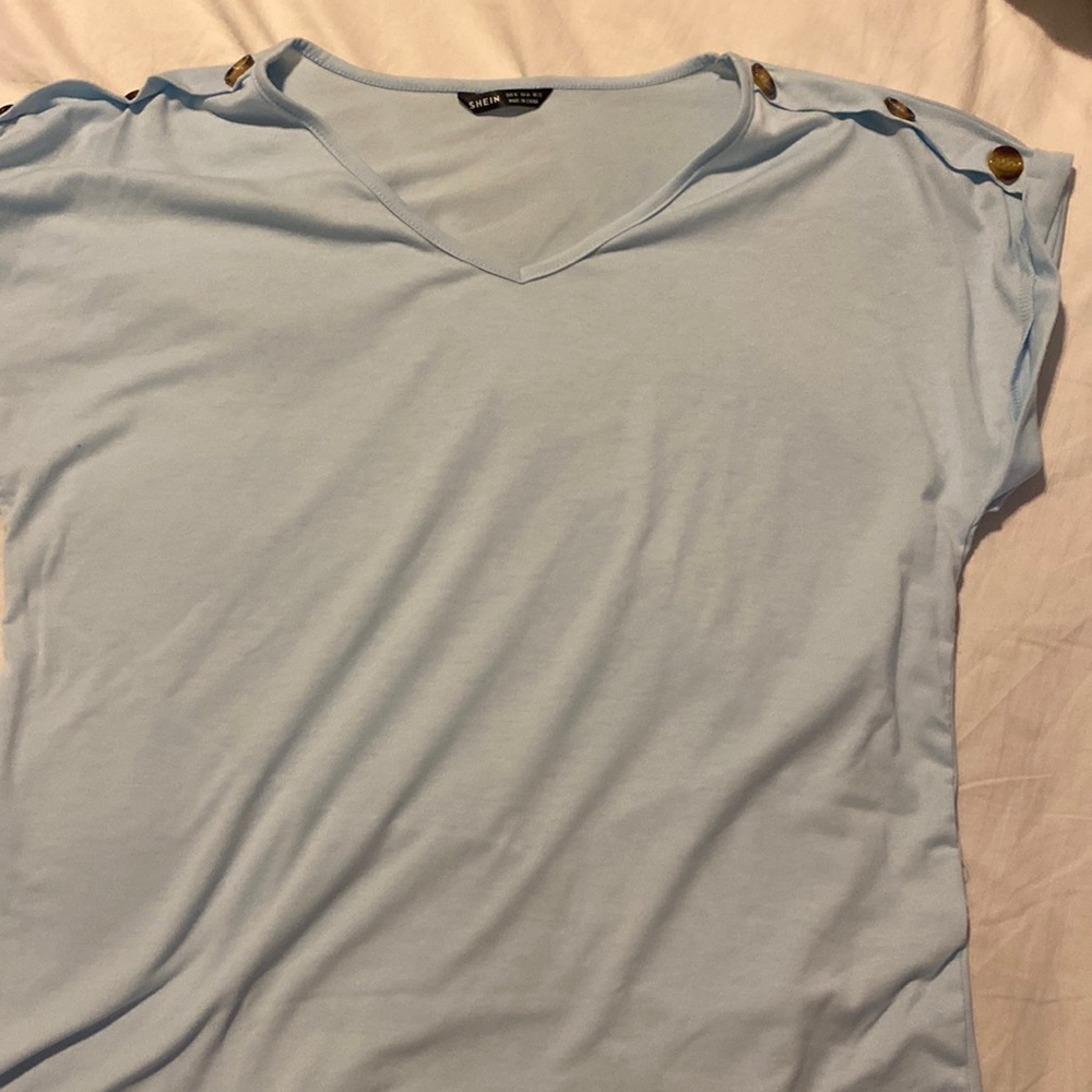 Light blue tee